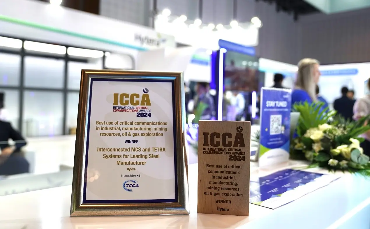 Hytera Wins ICCAs Award 2024 with MCS Solution